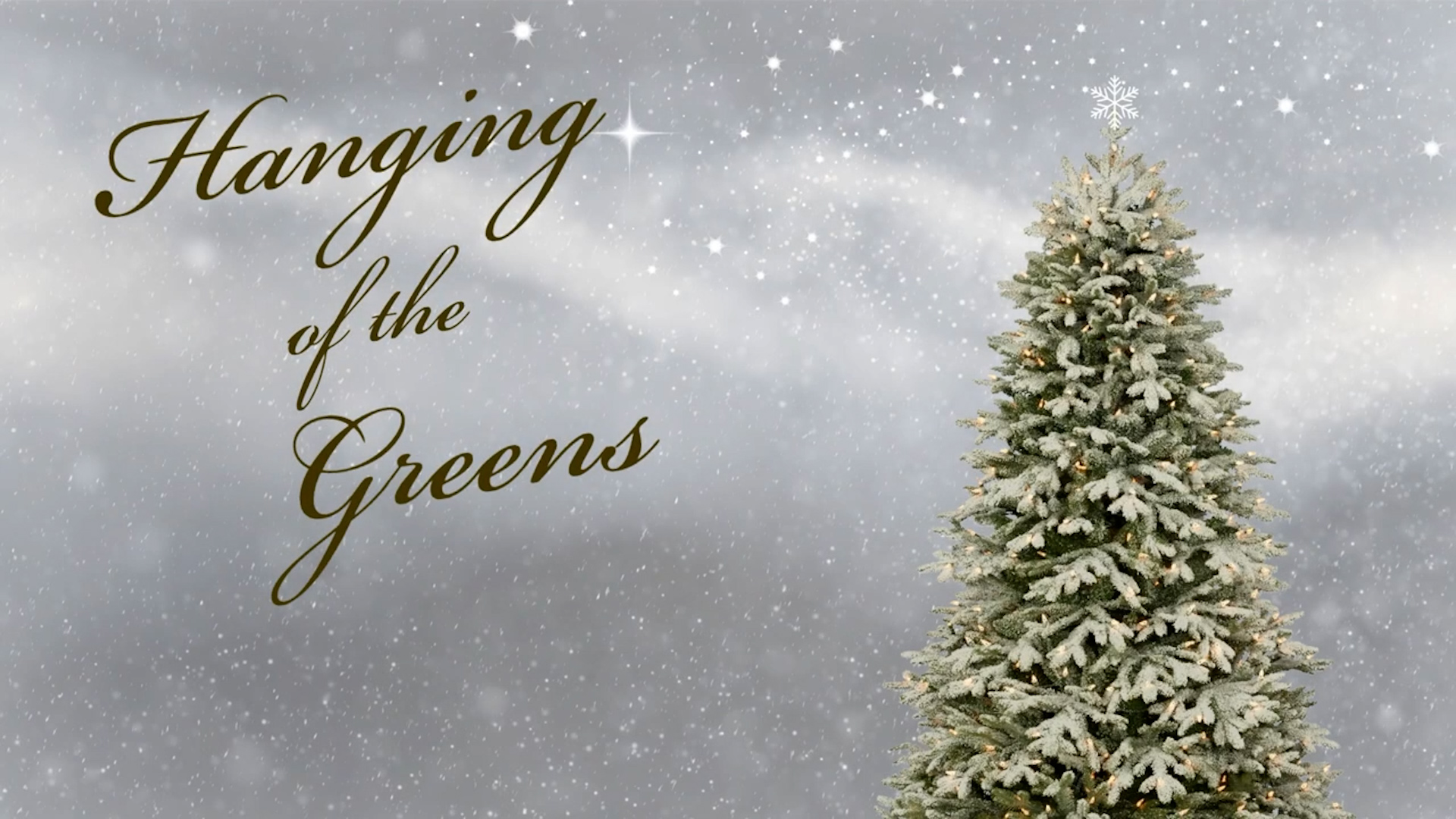 Hanging of the Greens 2021